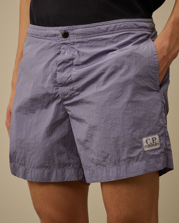 C.p. Company Chrome-E Buttoned Swim Shorts LAVANDER VIOLET