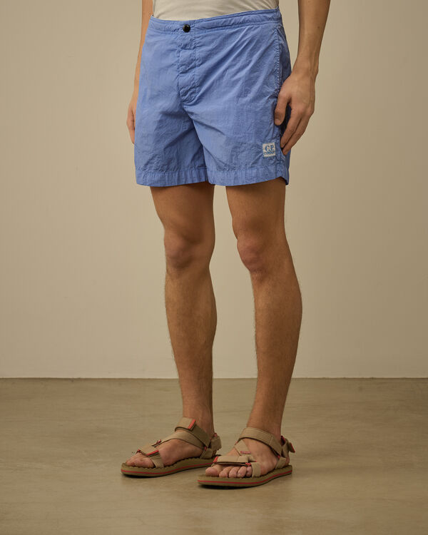 C.p. Company Chrome-E Buttoned Swim Shorts PACIFIC COAST - LIGHT-BLUE