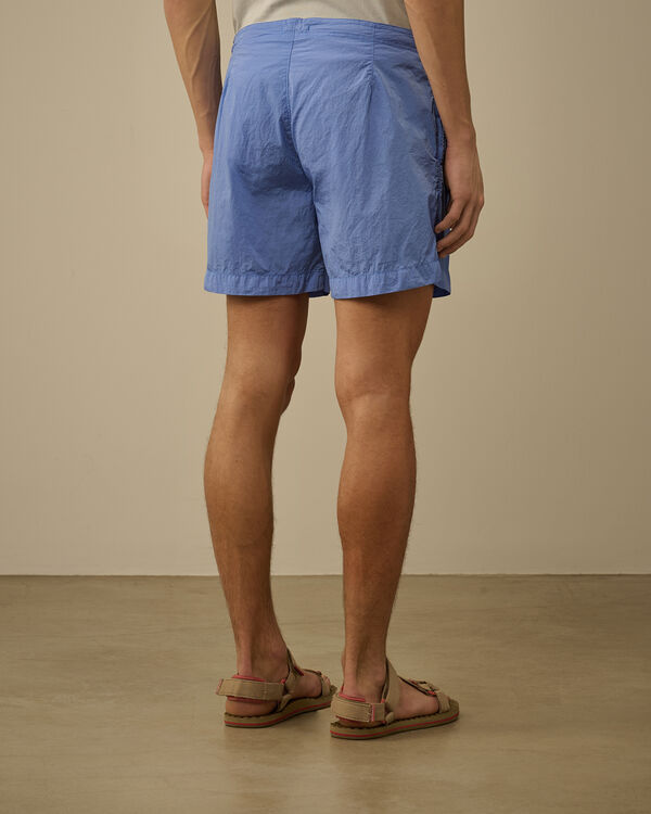 C.p. Company Chrome-E Buttoned Swim Shorts PACIFIC COAST - LIGHT-BLUE