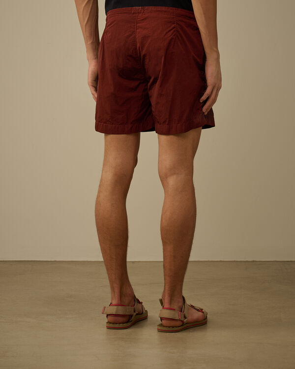 C.p. Company Chrome-E Buttoned Swim Shorts SABLE - BROWN