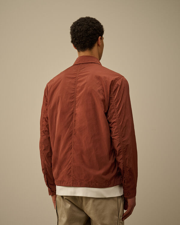 C.p. Company Chrome-R Chest Zip Pockets Overshirt SABLE - BROWN