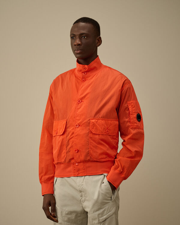 C.p. Company Chrome-R Full Button Jacket POINCIANA - ORANGE