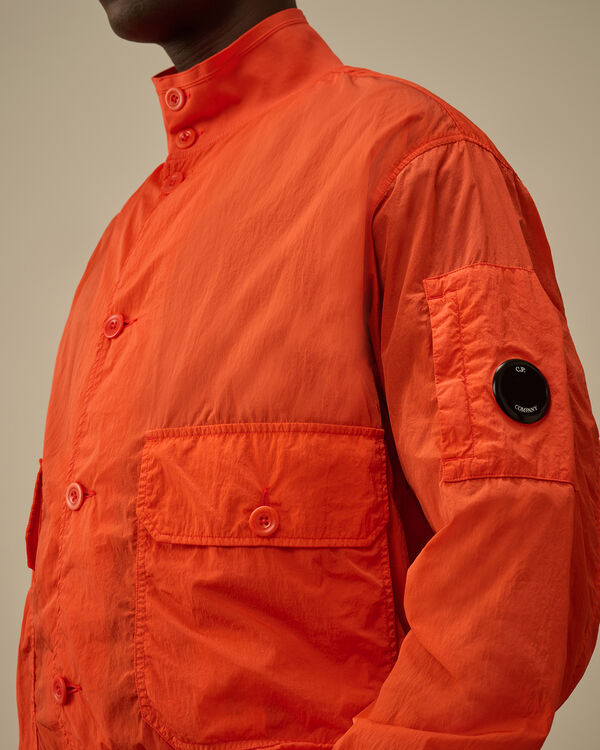 C.p. Company Chrome-R Full Button Jacket POINCIANA - ORANGE