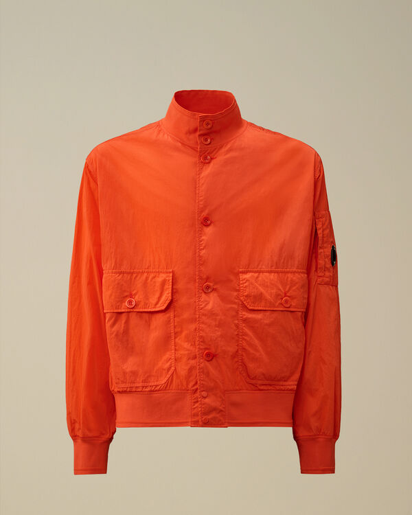 c.p. company Chrome-R Full Button Jacket POINCIANA - ORANGE