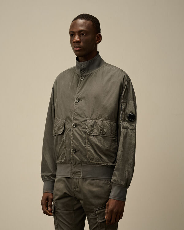 C.p. Company Chrome-R Full Button Jacket SMOKED PEARL - GREY