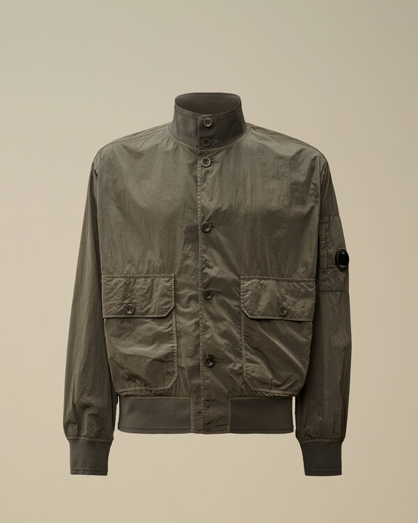 c.p. company Chrome-R Full Button Jacket SMOKED PEARL - GREY