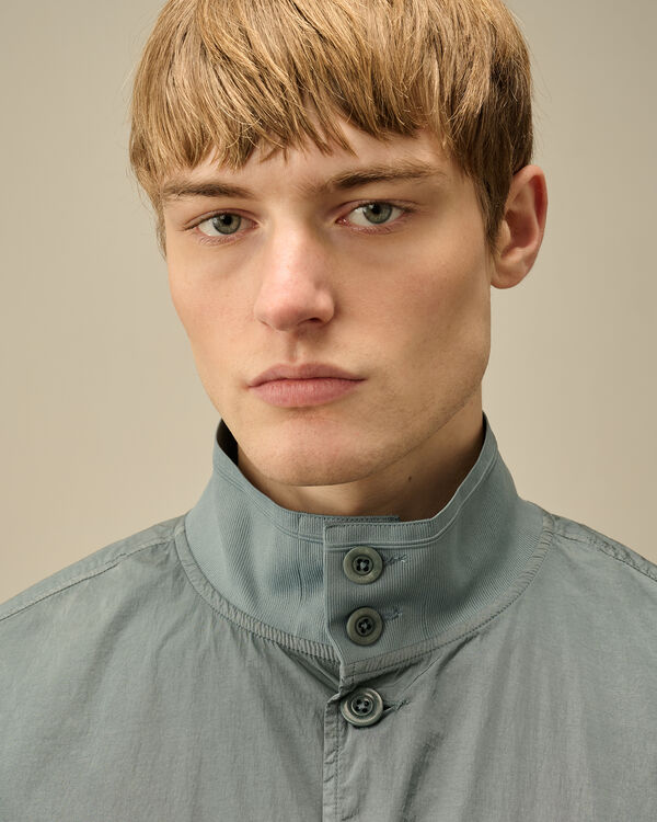C.p. Company Chrome-R Full Button Jacket STORMY WEATHER - BLUE