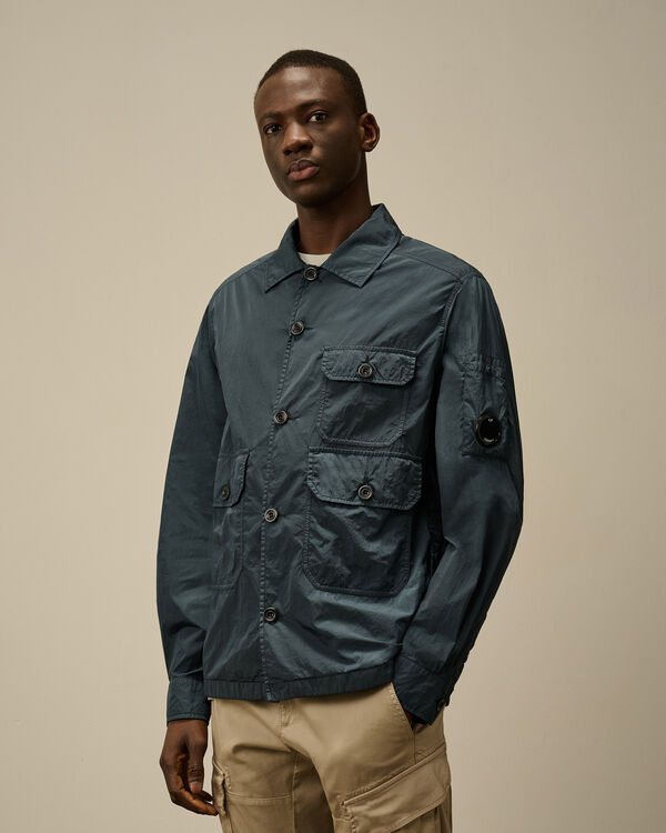 C.p. Company Chrome-R Full Button Overshirt INDIA INK – BLUE