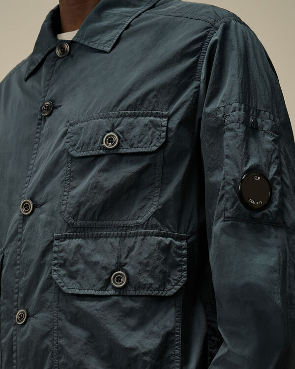 C.p. Company Chrome-R Full Button Overshirt INDIA INK – BLUE