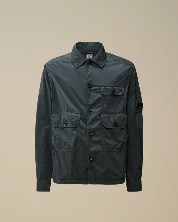 c.p. company Chrome-R Full Button Overshirt INDIA INK – BLUE