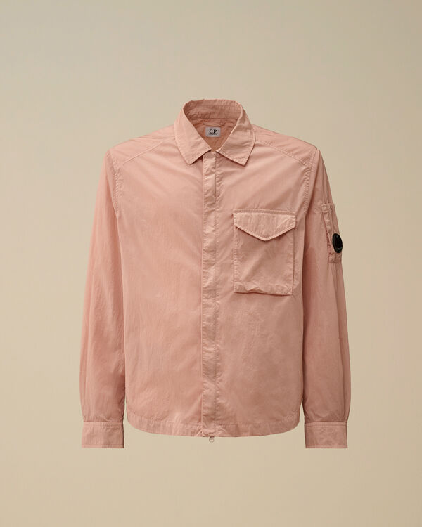 c.p. company Chrome-R Full Zip Overshirt MISTY ROSE - PINK