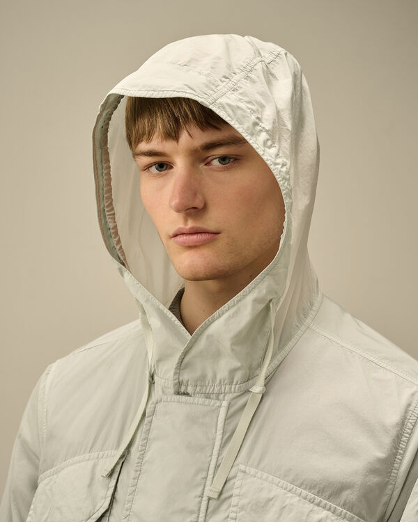 C.p. Company Chrome-R Hooded Lens Jacket BLUE FOX - GREY