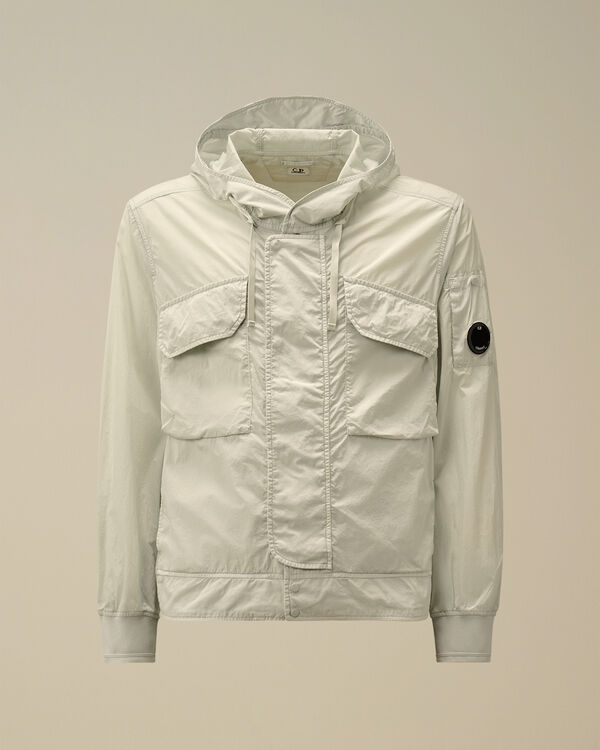 c.p. company Chrome-R Hooded Lens Jacket BLUE FOX - GREY