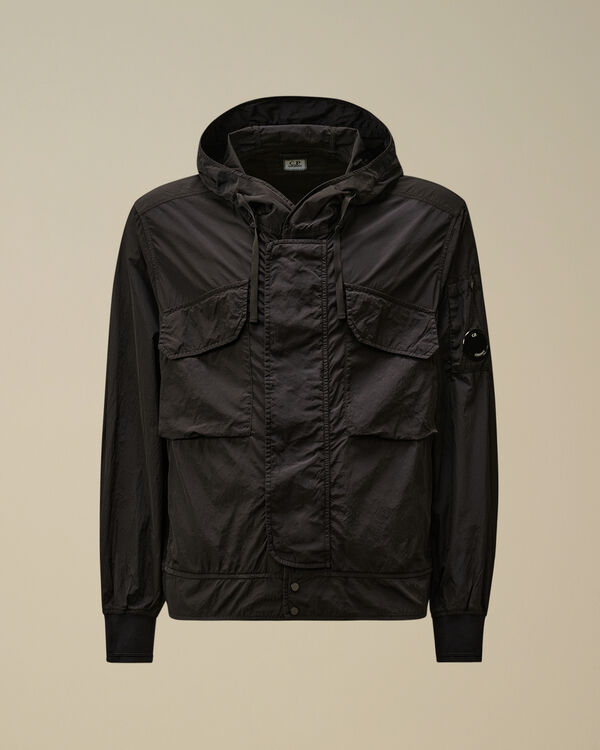 c.p. company Chrome-R Hooded Lens Jacket TOTAL ECLIPSE - BLUE