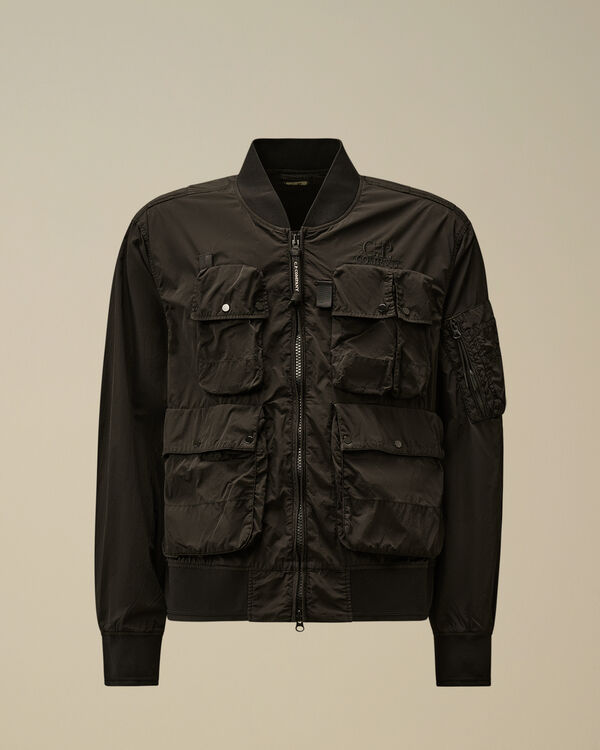 c.p. company Chrome-R Multipocket Bomber Jacket BLACK