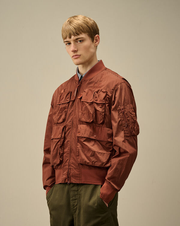 C.p. Company Chrome-R Multipocket Bomber Jacket SABLE - BROWN