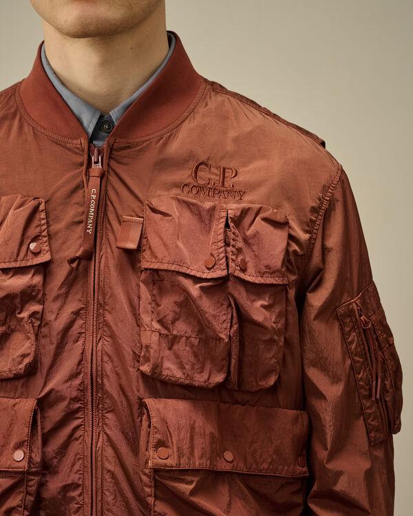 C.p. Company Chrome-R Multipocket Bomber Jacket SABLE - BROWN