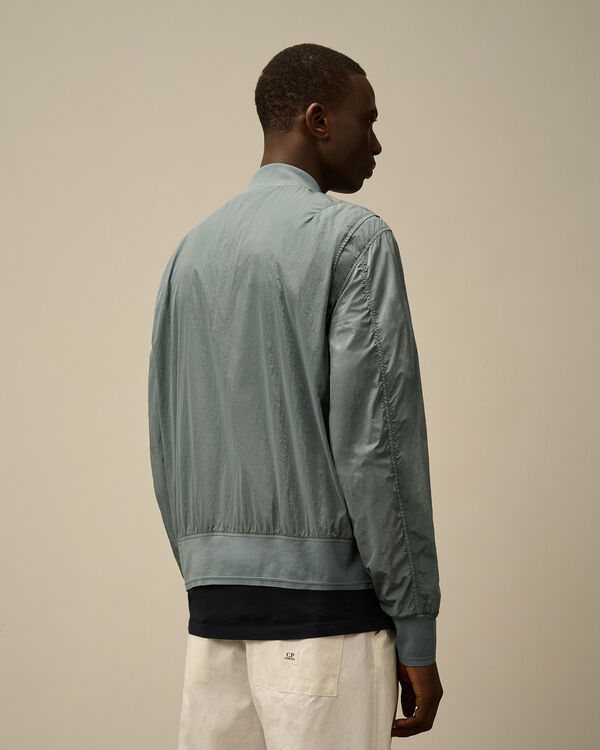 C.p. Company Chrome-R Multipocket Bomber Jacket STORMY WEATHER - BLUE