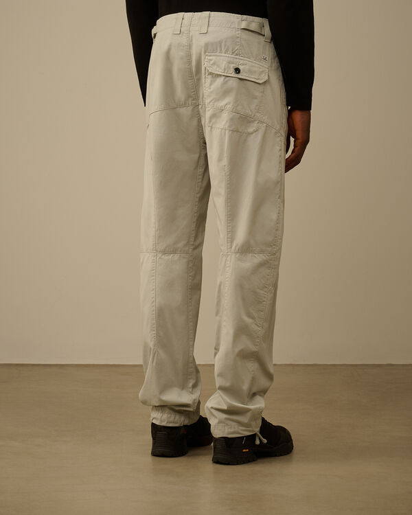 C.p. Company Cotton Gabardine Regular Cargo Pants BLUE FOX - GREY