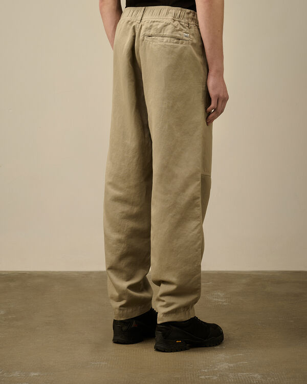 C.p. Company Cotton/Linen Cargo Pants VINTAGE KHAKI - BEIGE