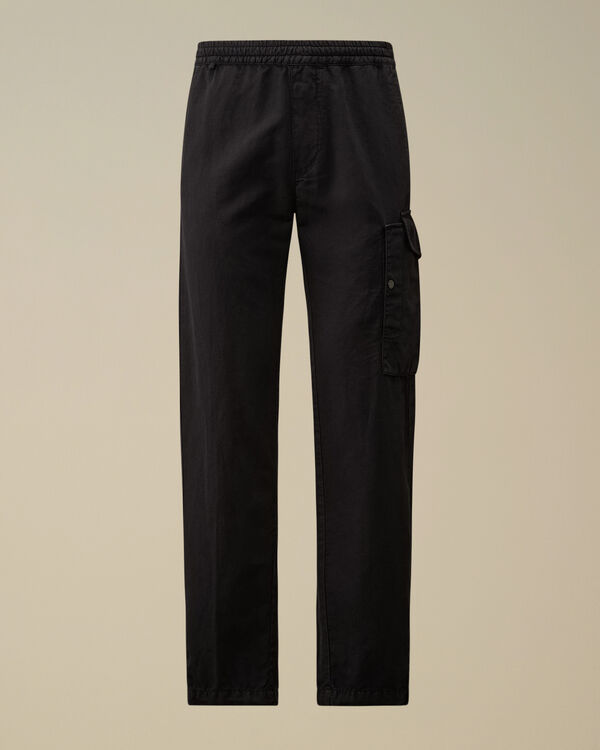 c.p. company Cotton/Linen Loose Pants TOTAL ECLIPSE - BLUE