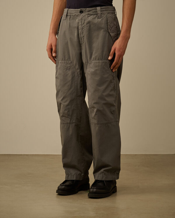 C.p. Company Cotton Rip Stop Loose Pants SMOKED PEARL - GREY