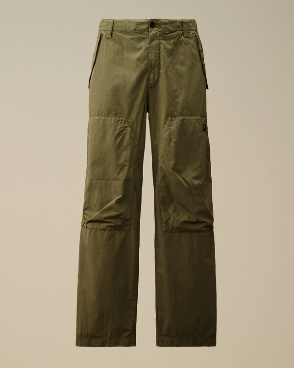 c.p. company Cotton Rip Stop Loose Pants THYME - GREEN