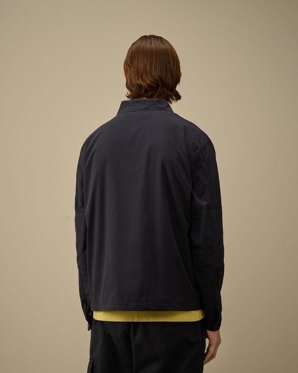 C.p. Company Cotton Rip Stop Overshirt TOTAL ECLIPSE - BLUE