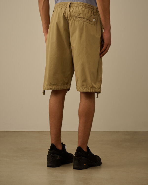 C.p. Company Cotton Rip Stop Shorts TREE HOUSE - BEIGE