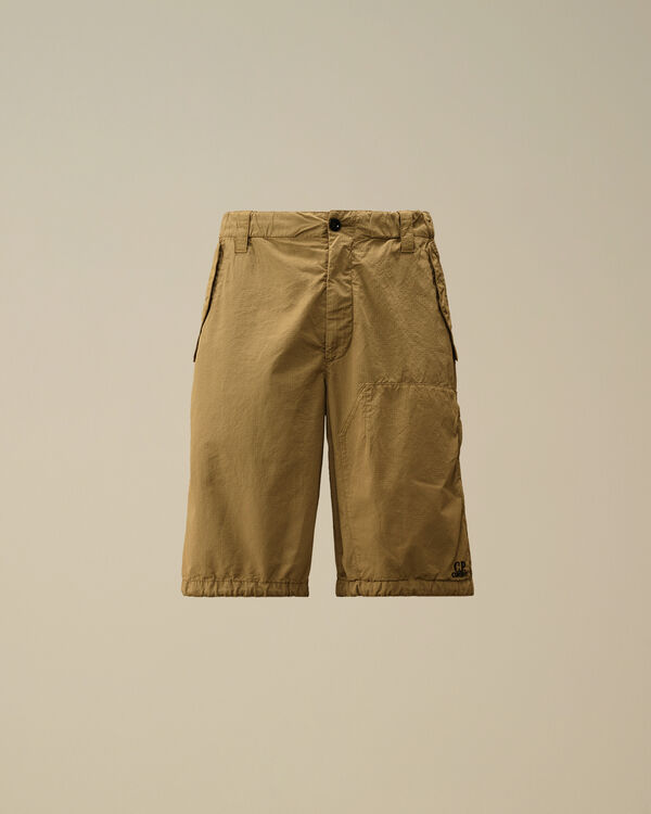 c.p. company Cotton Rip Stop Shorts TREE HOUSE - BEIGE
