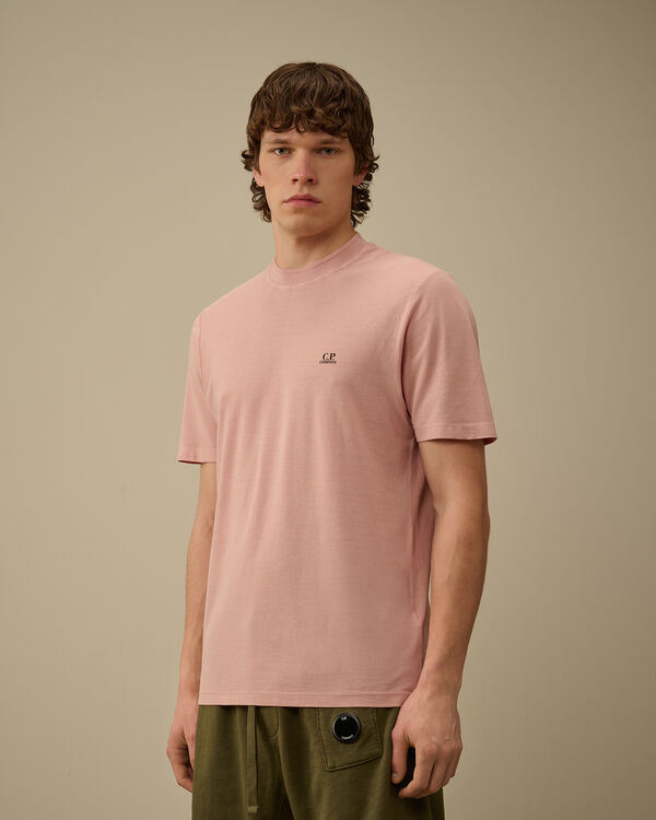 C.p. Company Crepe Jersey Logo T-Shirt MISTY ROSE - PINK
