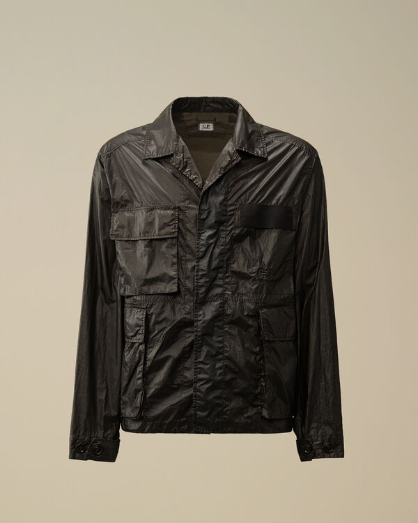 c.p. company CS II Logo Overshirt TOTAL ECLIPSE - BLUE