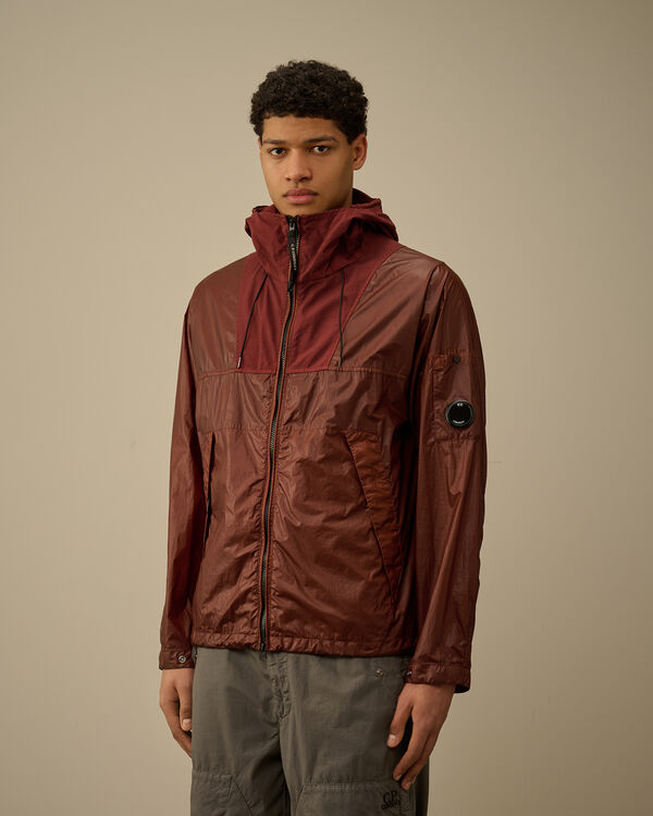C.p. Company CS II Mixed Hooded Lens Jacket SABLE - BROWN