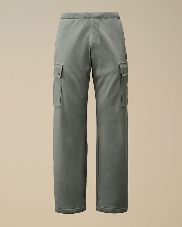c.p. company Diagonal Raised Fleece Cargo Sweatpants STORMY WEATHER - BLUE c.p. company Diagonal Raised Fleece Cargo Sweatpants STORMY WEATHER - BLUE