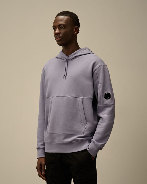 C.p. Company Diagonal Raised Fleece Hooded Sweatshirt LAVANDER VIOLET