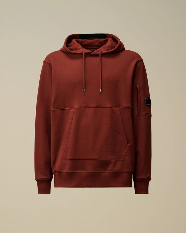 c.p. company Diagonal Raised Fleece Hooded Sweatshirt SABLE - BROWN