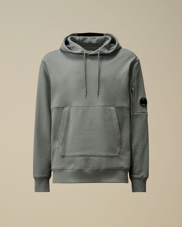 c.p. company Diagonal Raised Fleece Hooded Sweatshirt STORMY WEATHER - BLUE c.p. company Diagonal Raised Fleece Hooded Sweatshirt STORMY WEATHER - BLUE