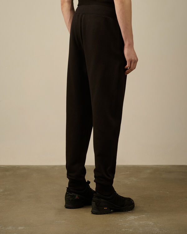 C.p. Company Diagonal Raised Fleece Lens Sweatpants BLACK