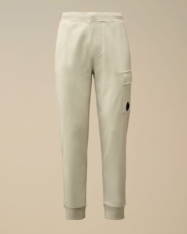 c.p. company Diagonal Raised Fleece Lens Sweatpants BLUE FOX - GREY