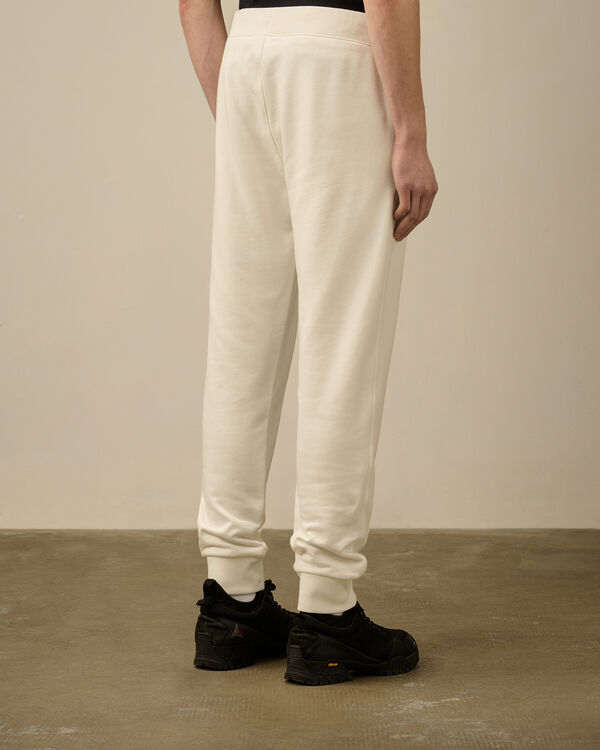 C.p. Company Diagonal Raised Fleece Lens Sweatpants GAUZE WHITE
