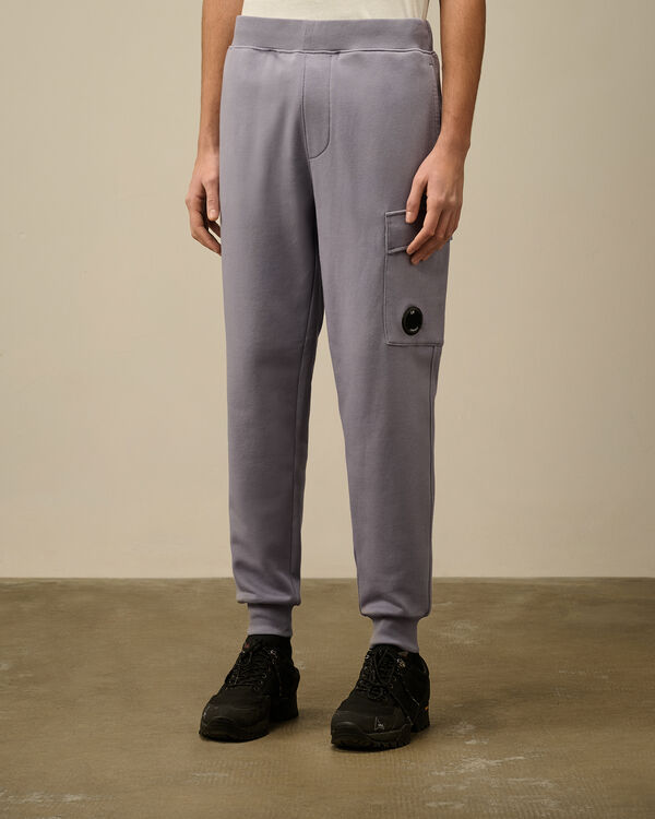 C.p. Company Diagonal Raised Fleece Lens Sweatpants LAVANDER VIOLET