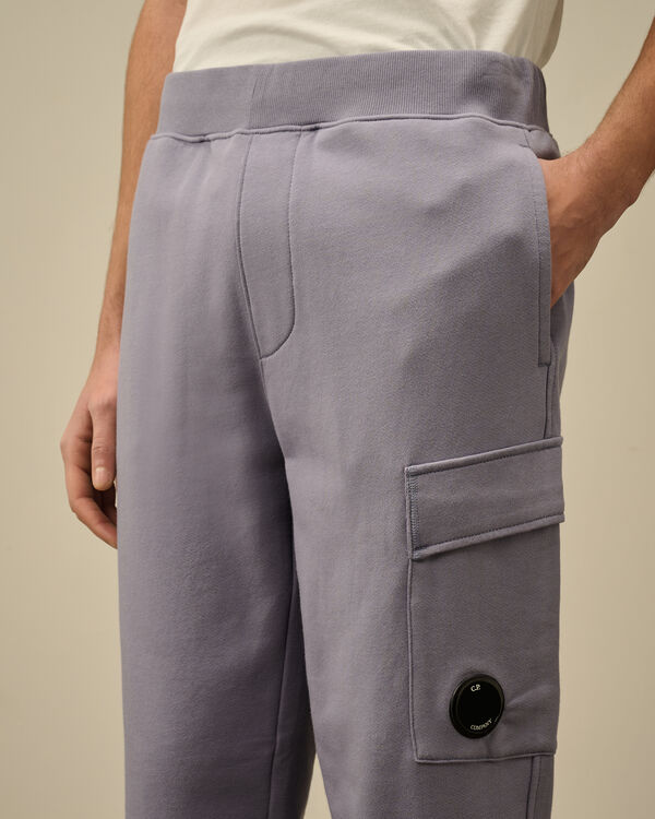 C.p. Company Diagonal Raised Fleece Lens Sweatpants LAVANDER VIOLET