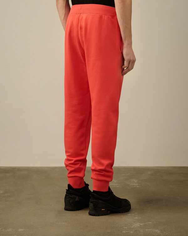 C.p. Company Diagonal Raised Fleece Lens Sweatpants POINCIANA - ORANGE