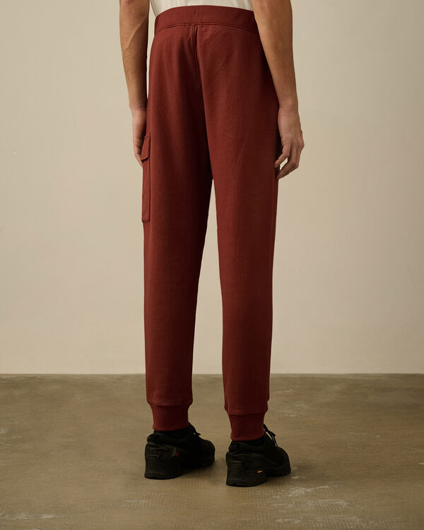C.p. Company Diagonal Raised Fleece Lens Sweatpants SABLE - BROWN