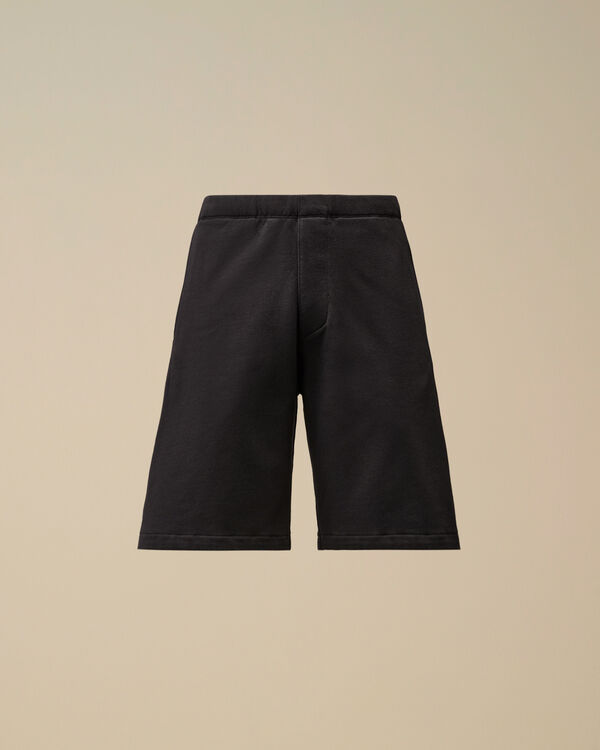 c.p. company Diagonal Raised Fleece Logo Shorts TOTAL ECLIPSE - BLUE c.p. company Diagonal Raised Fleece Logo Shorts TOTAL ECLIPSE - BLUE