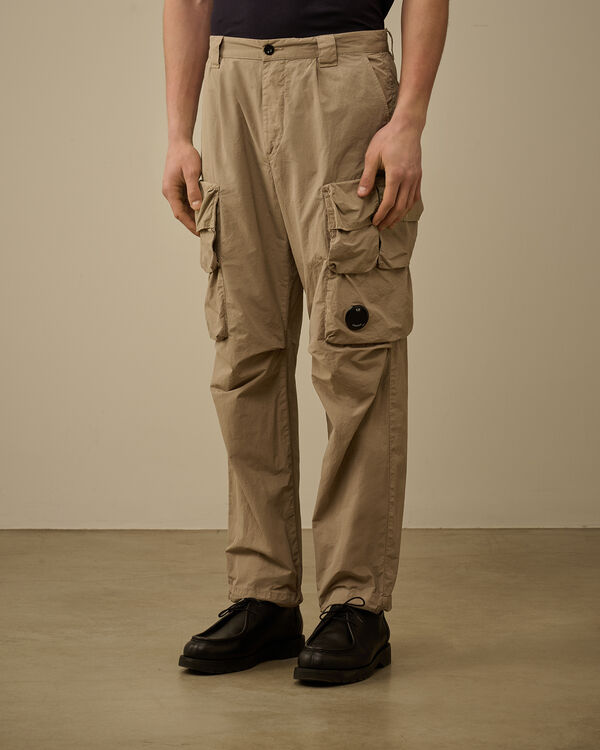 C.p. Company Flatt Nylon Cargo Pants VINTAGE KHAKI - BEIGE