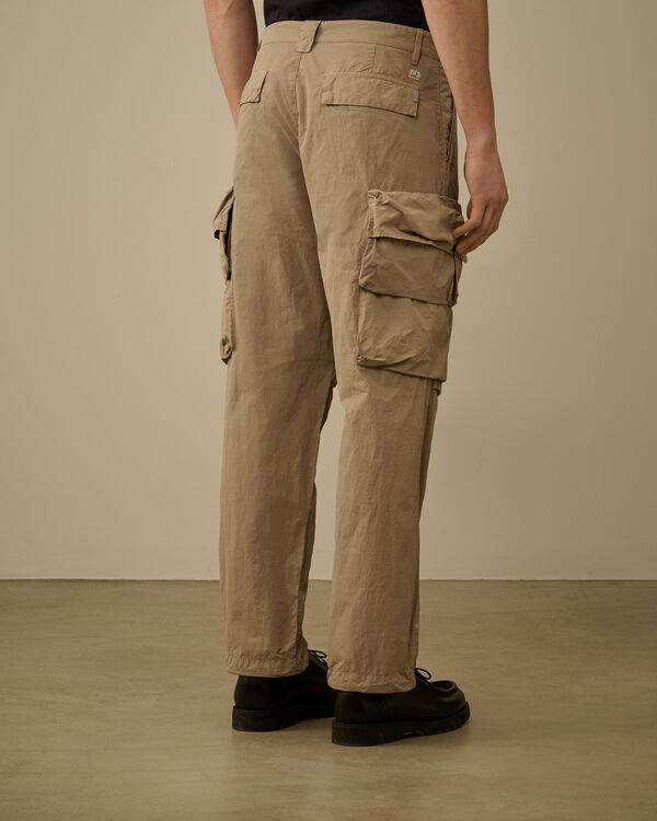 C.p. Company Flatt Nylon Cargo Pants VINTAGE KHAKI - BEIGE