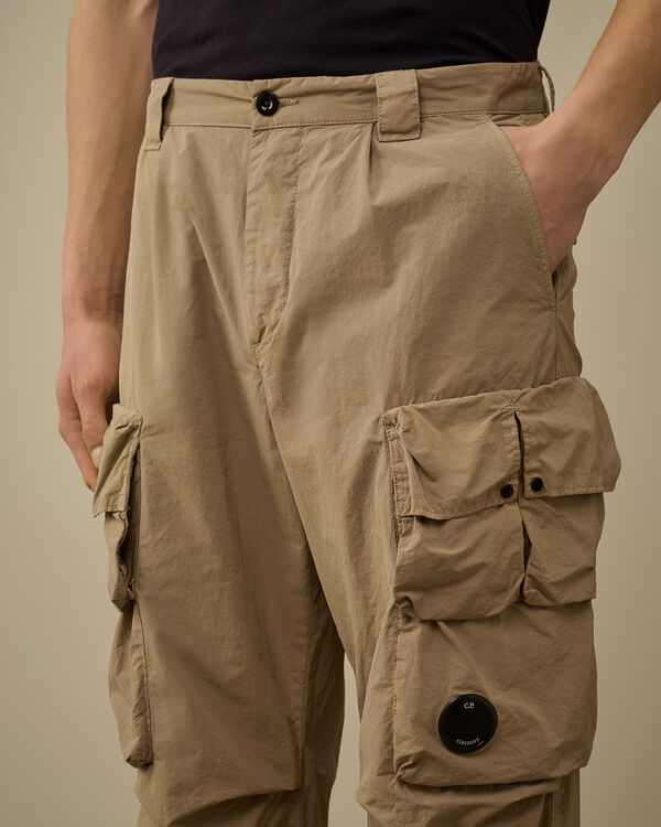 C.p. Company Flatt Nylon Cargo Pants VINTAGE KHAKI - BEIGE