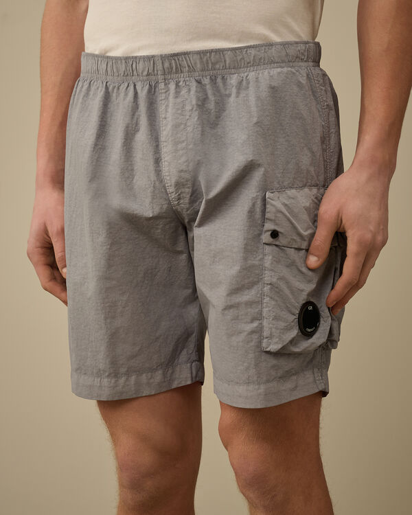 C.p. Company Flatt Nylon Cargo Swim Shorts LIMESTONE - GREY