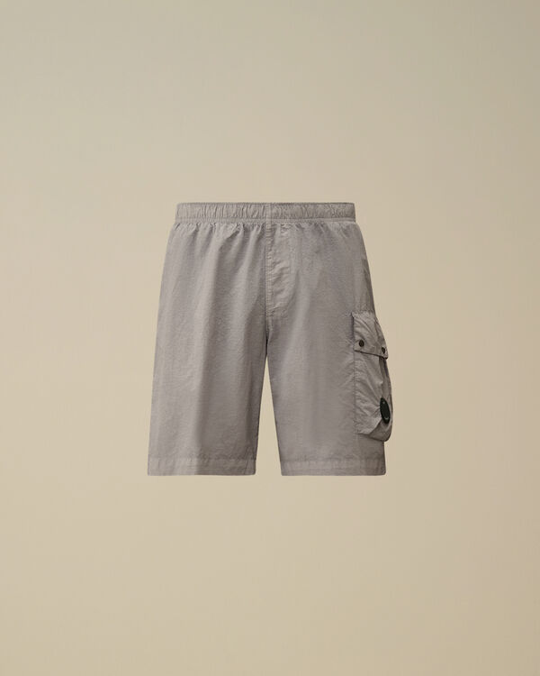 c.p. company Flatt Nylon Cargo Swim Shorts LIMESTONE - GREY